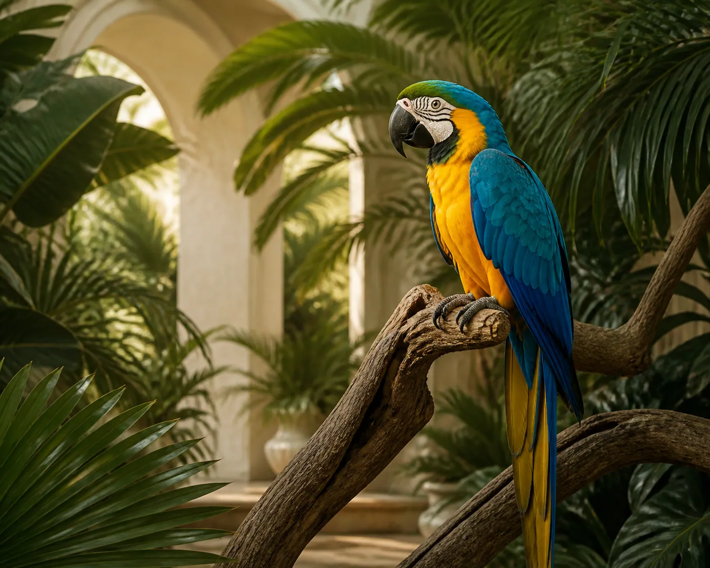 300 m² dédiés aux oiseaux